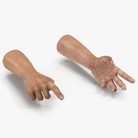 Man Hands Rigged